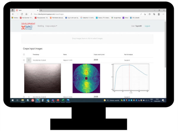 PapEye Mobile Crepe Count Analysis System